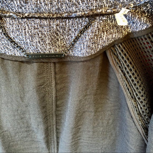 Elie Tahari Mesh Jacket - Picture 7 of 8